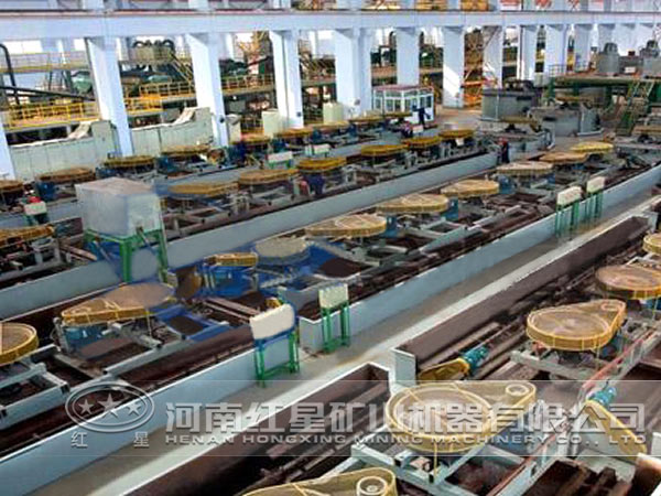 銅爐渣選礦工藝現場 銅爐渣選礦工藝現場