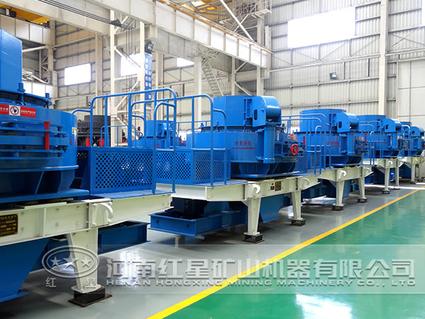 制砂機(jī)生產(chǎn)車間 制砂機(jī)生產(chǎn)車間