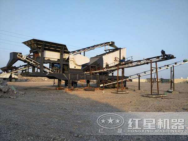 全自動碎石機生產現場 全自動碎石機生產現場