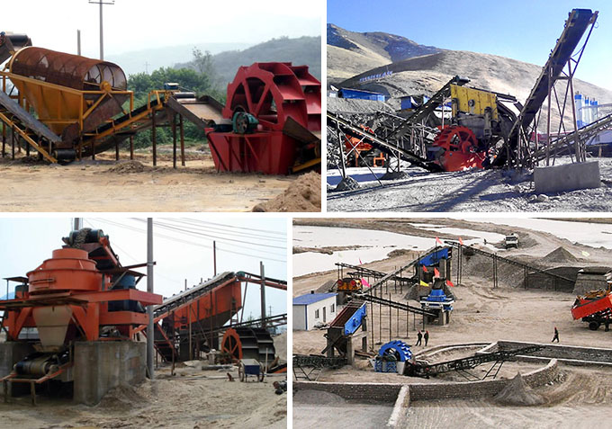 洗砂機(jī)作業(yè)現(xiàn)場拼圖 洗砂機(jī)作業(yè)現(xiàn)場拼圖