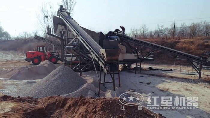 移動碎石機_渣子機客戶現場 移動碎石機_渣子機客戶現場