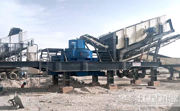 移動式制砂機可隨意搭載設備 移動式制砂機可隨意搭載設備