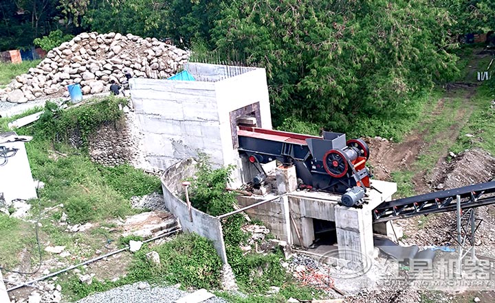 顎式破碎機客戶現場圖 顎式破碎機客戶現場圖
