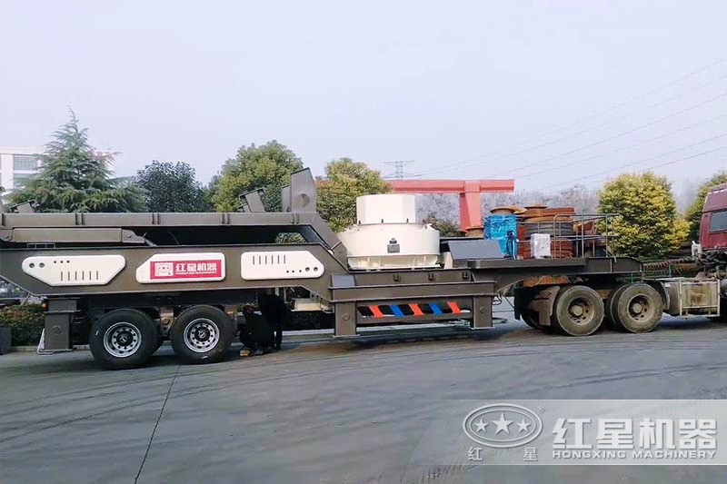 移動制砂機設備實拍圖 移動制砂機設備實拍圖