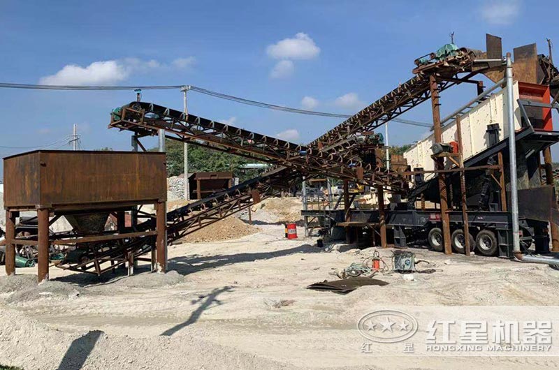 移動制砂生產線 移動制砂生產線