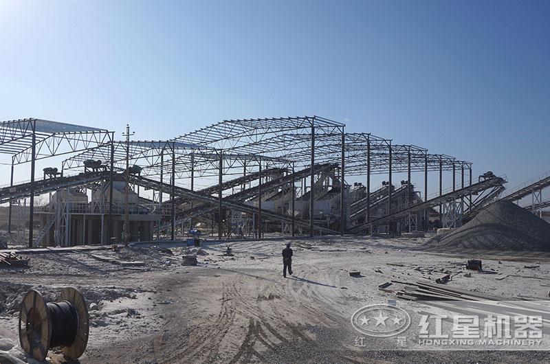 破碎生產現(xiàn)場