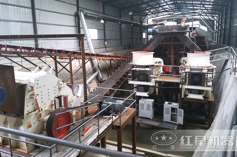 山東客戶時產(chǎn)500噸石灰石制砂生產(chǎn)線 山東客戶時產(chǎn)500噸石灰石制砂生產(chǎn)線