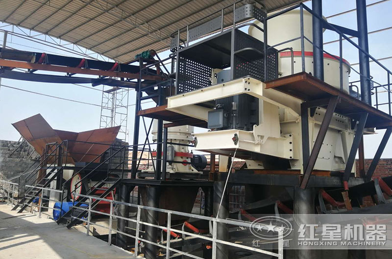 河卵石打砂加工生產客戶現場實拍 河卵石打砂加工生產客戶現場實拍